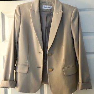 Tan Calvin Klein Blazer